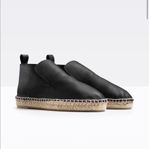 Vince ‘Ronan’ Espadrilles in Black Leather